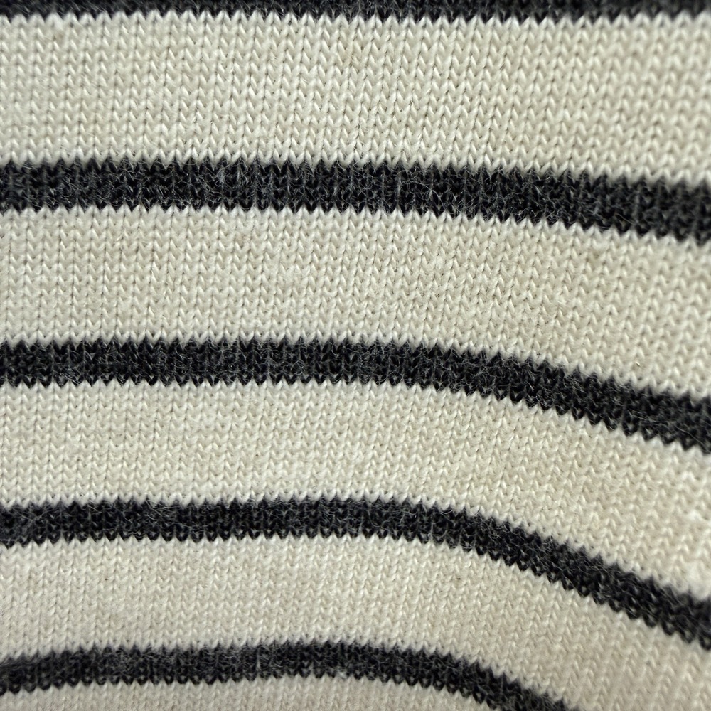 Black Stripe Cotton Dress Buffalo David Bitton  2X Knit Hi Low Hem Casual NWT - Picture 9 of 12